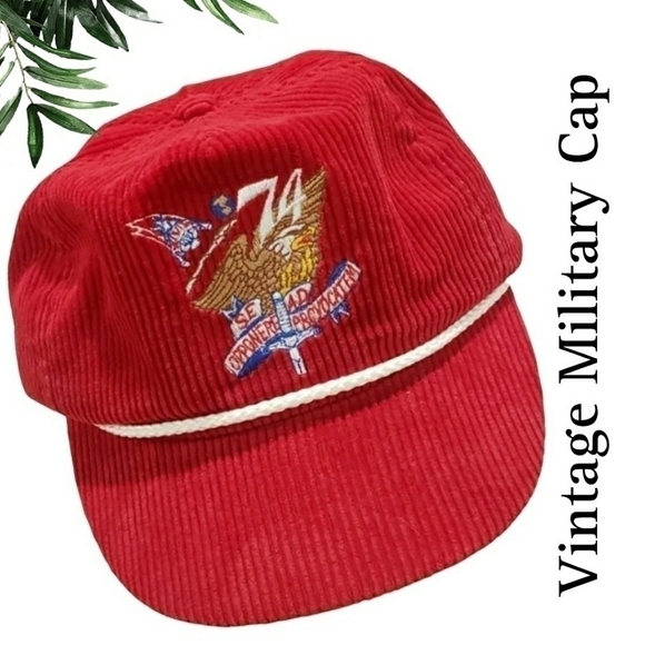 Other - Rare Vintage Military Class 1974 Corduroy Cap Air Force. Embroidered. Collector